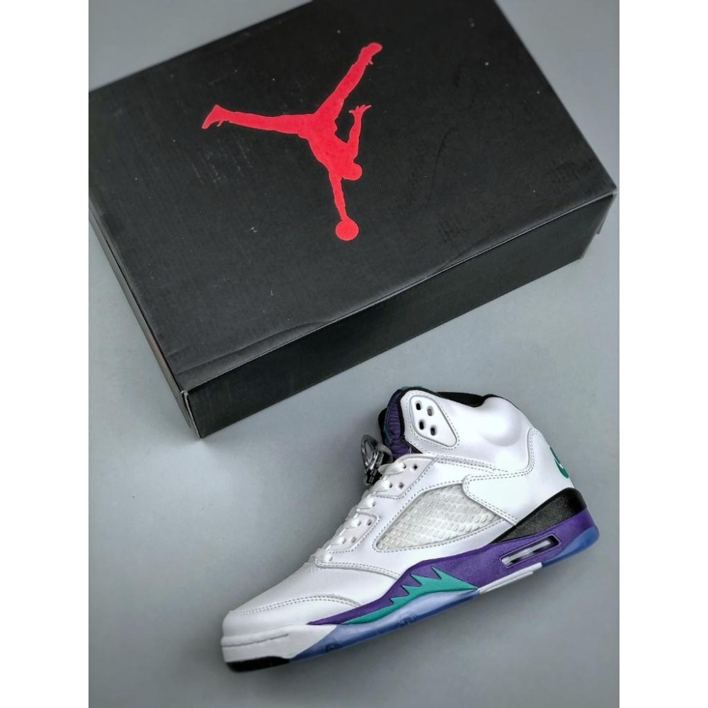 【季得運動】Air Jordan 5 Retro Grape 白葡萄籃球鞋＊US 5.5~12.5。50817D-細節圖3