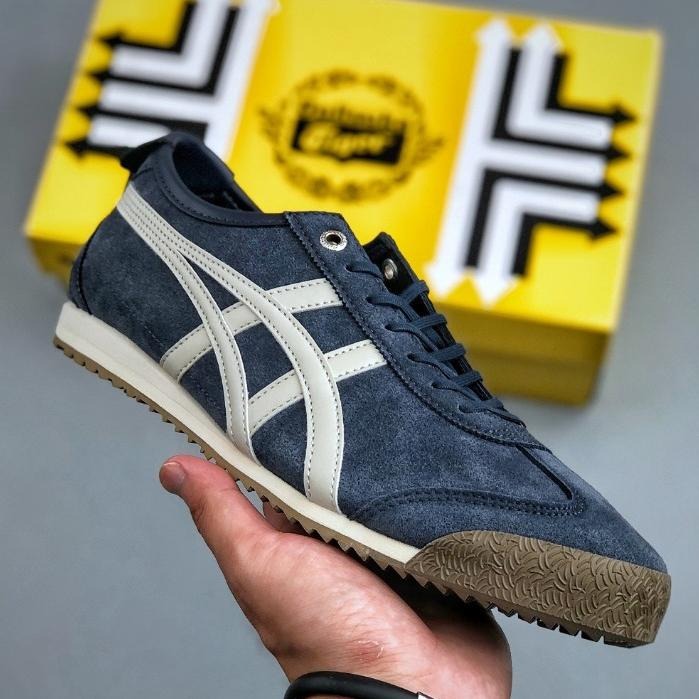 【季得運動】Asics Onitsuka Tiger MEXICO 66 復古經典板鞋深藍*EU36-45。51062D-細節圖2