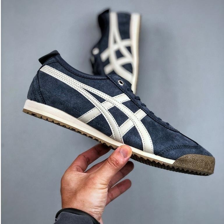 【季得運動】Asics Onitsuka Tiger MEXICO 66 復古經典板鞋深藍*EU36-45。51062D-細節圖3