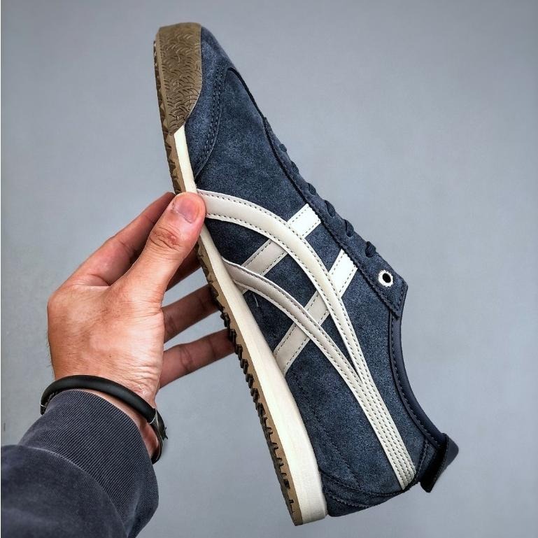【季得運動】Asics Onitsuka Tiger MEXICO 66 復古經典板鞋深藍*EU36-45。51062D-細節圖4