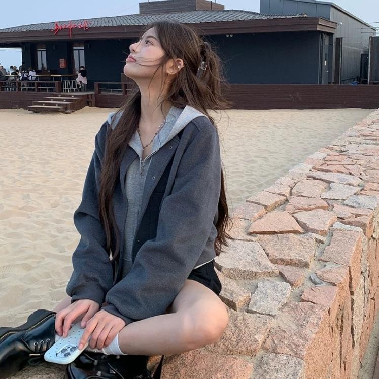 【季得運動】Lululemon 棒球外套 灰色＊S~L。50983C-細節圖4