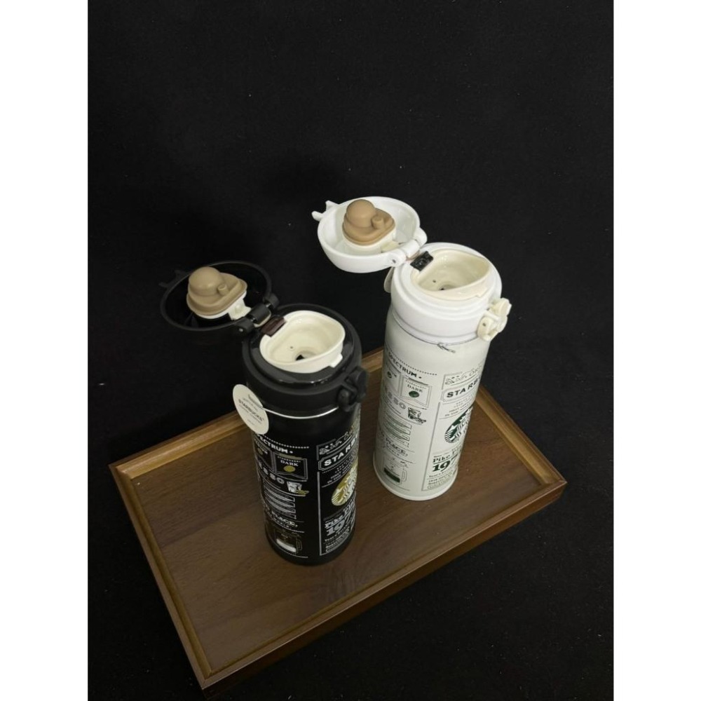 【季得運動】Starbucks 星巴克 1971圖紋不鏽鋼保溫杯 黑色 白色＊500ML。50818A-細節圖7