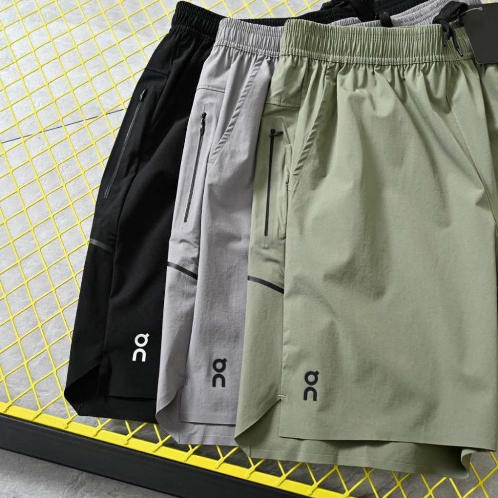 【季得運動】On昂跑男款舒適透氣多功能運動短褲 黑 灰 綠 *M-3XL。50952B-細節圖8