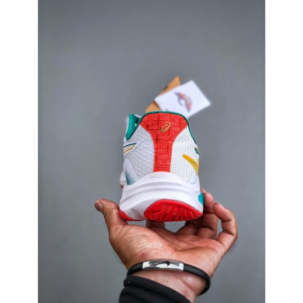 【季得運動】ASICS NETBURNER BALLISTIC FF 4 訓練鞋 白綠 *EU36-46。509129D-細節圖6