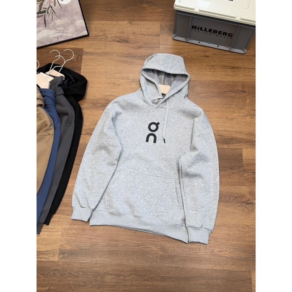 【季得運動】on昂跑秋冬新款連帽刷毛帽T 5色 *M-3XL。509124C-細節圖3