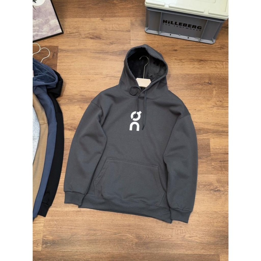 【季得運動】on昂跑秋冬新款連帽刷毛帽T 5色 *M-3XL。509124C-細節圖5