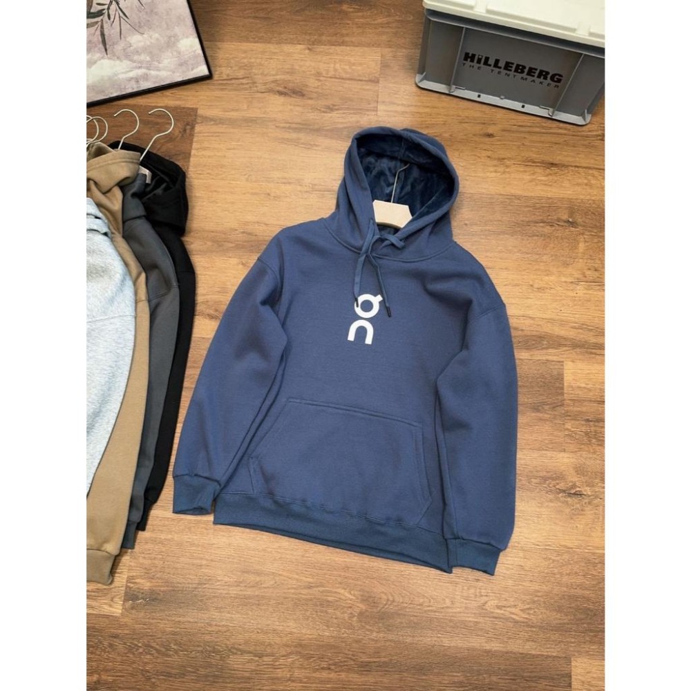 【季得運動】on昂跑秋冬新款連帽刷毛帽T 5色 *M-3XL。509124C-細節圖6