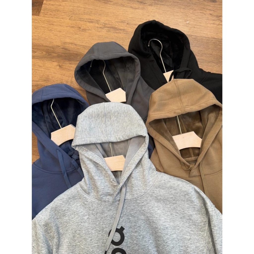 【季得運動】on昂跑秋冬新款連帽刷毛帽T 5色 *M-3XL。509124C-細節圖8