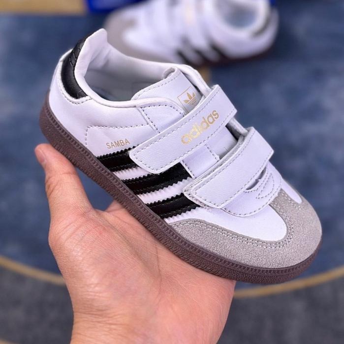 【季得運動】Adidas Originals Samba Vegan OG 童鞋 白色*EU22-37。51020D-細節圖2