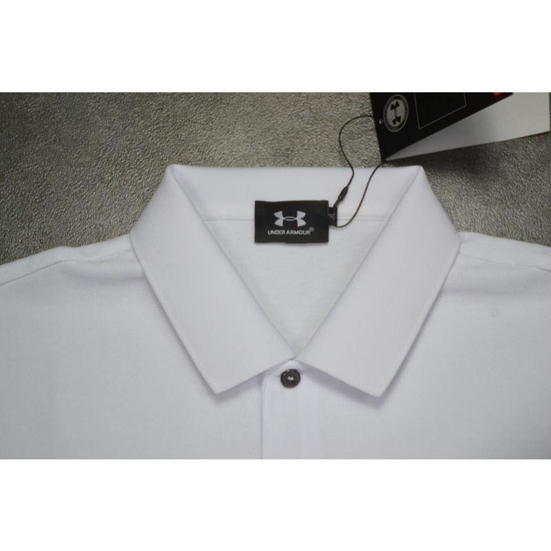 【季得運動】UA/安德瑪男士商務純色翻領POLO衫 黑白灰*M-4XL。50991C-細節圖9