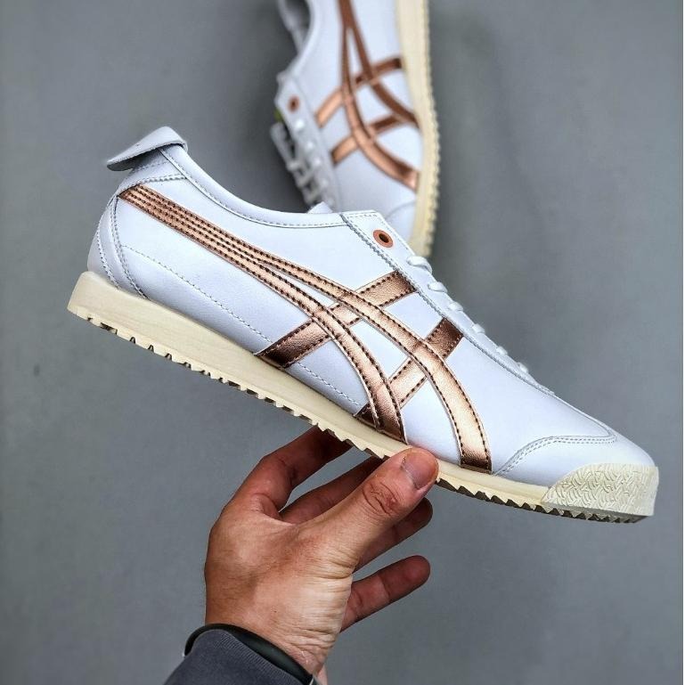 【季得運動】Asics Onitsuka Tiger MEXICO 66板鞋 白玫瑰金配色*EU36-45。51063D-細節圖5