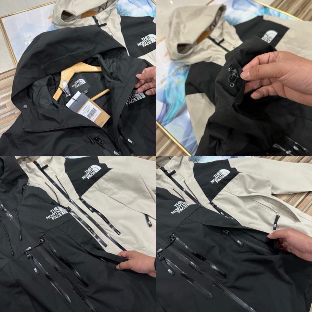 【季得運動】THE NORTH FACE 25年新款防潑水防風刺繡衝鋒外套 黑色 卡其＊M-2XL。50801C-細節圖7