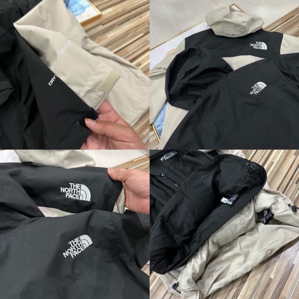【季得運動】THE NORTH FACE 25年新款防潑水防風刺繡衝鋒外套 黑色 卡其＊M-2XL。50801C-細節圖8