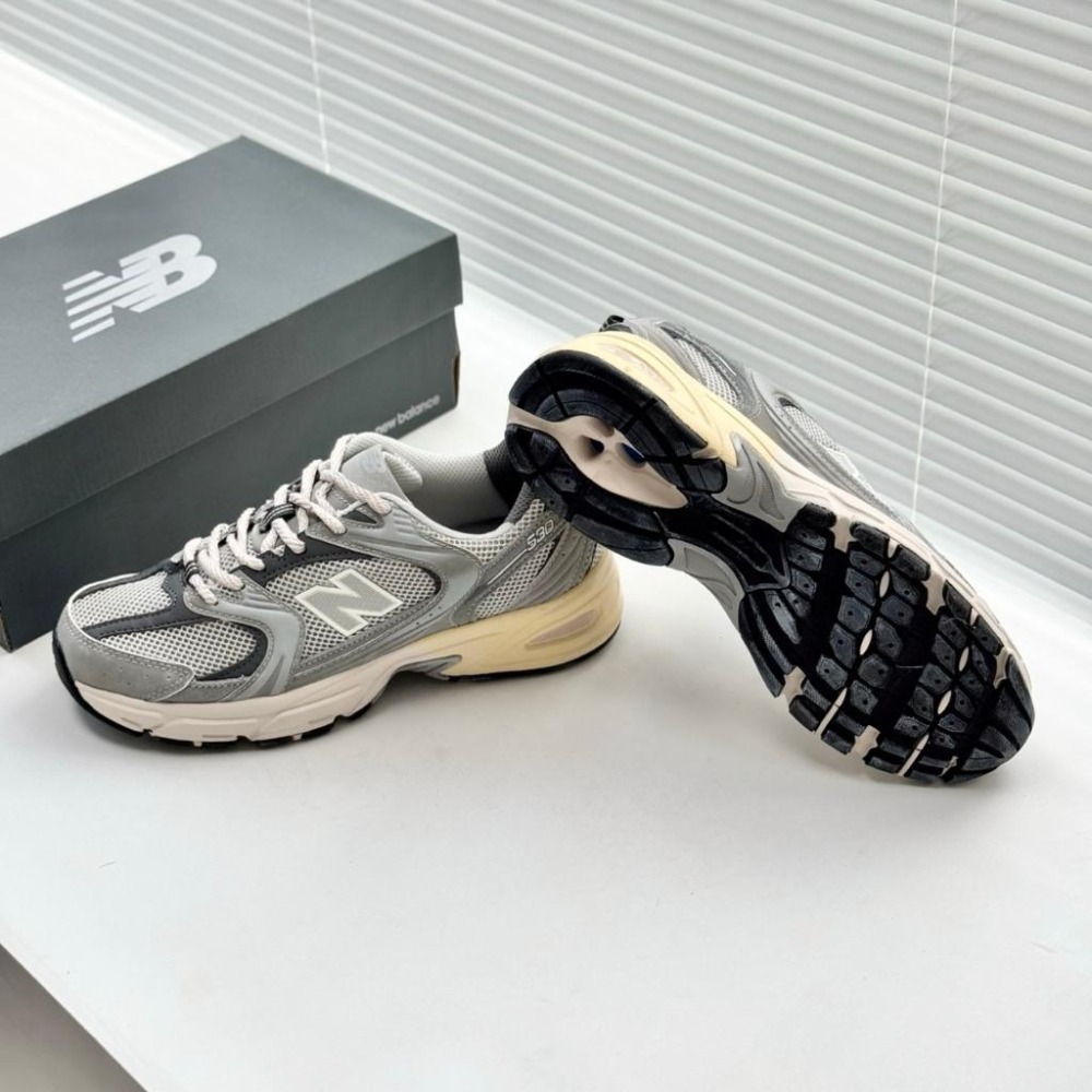 【季得運動】New balance 男女復古風老爹鞋 銀灰 *EU36-44。50935D-細節圖7