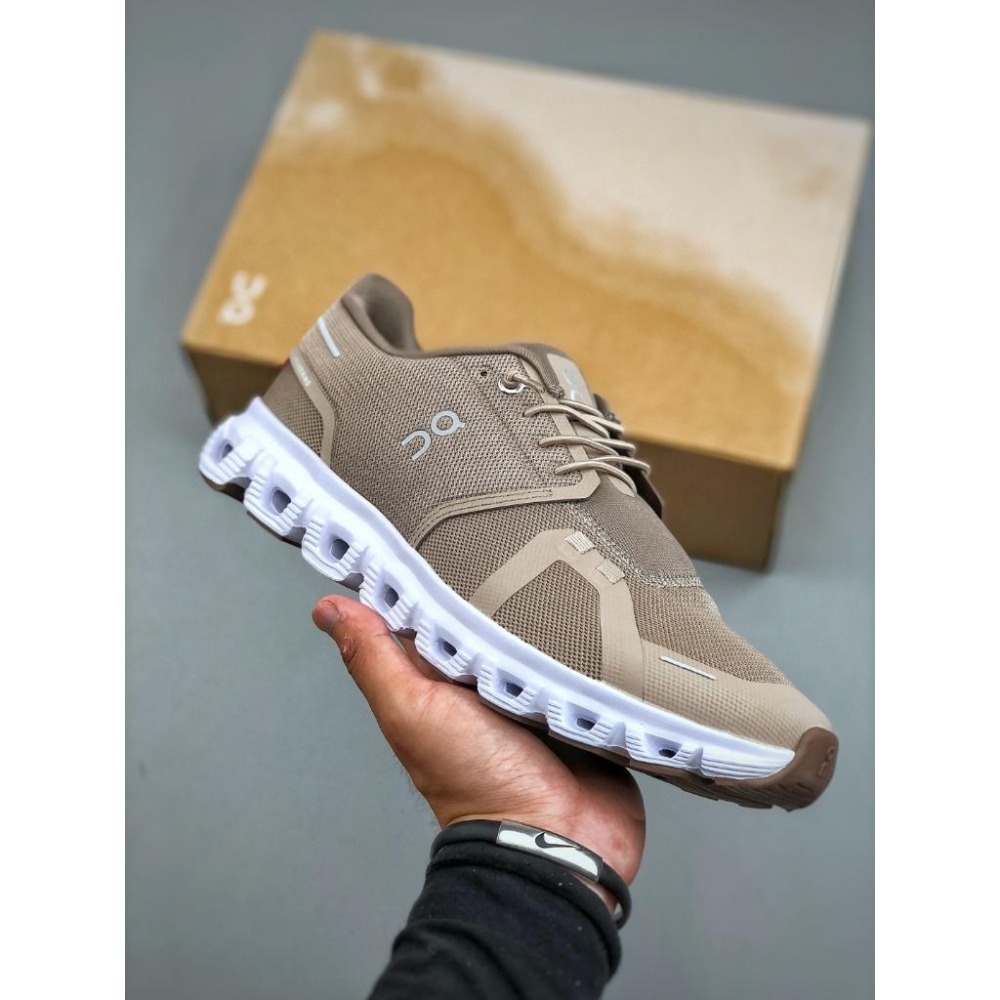 【季得運動】On昂跑 Cloud 6 輕量運動休閒鞋 卡其色 *EU36-45。509144D-細節圖2