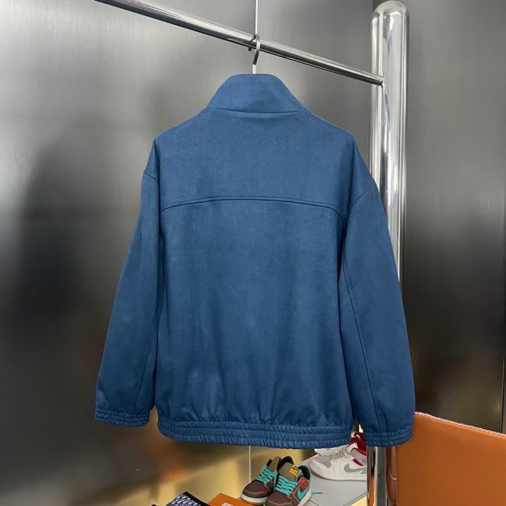 【季得運動】Adidas originals 蛇年限定新中式盤扣麂皮立領唐裝國風外套 藍色 *S-XL。50976C-細節圖3