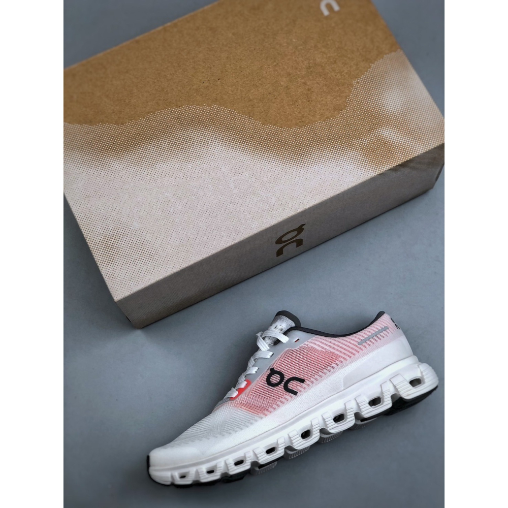 【季得運動】On昂跑 Cloud 6 Push 輕量運動休閒鞋 紅白*EU40-45。51239D-細節圖2