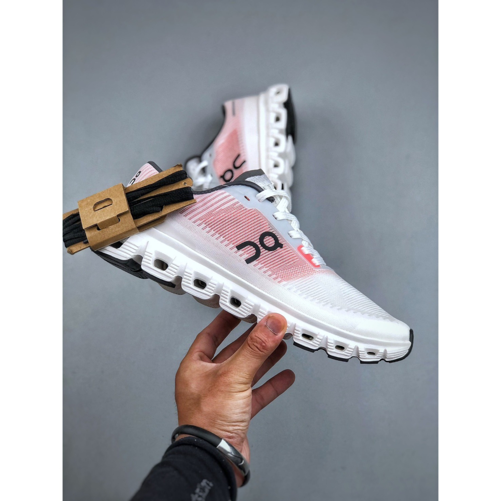 【季得運動】On昂跑 Cloud 6 Push 輕量運動休閒鞋 紅白*EU40-45。51239D-細節圖3