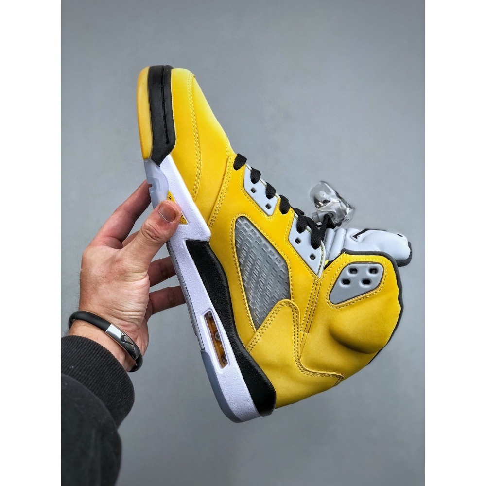 【季得運動】AIR JORDAN 5 RETRO SNGL DY AJ5 防滑籃球鞋 黃色*EU39-47。51248D-細節圖4