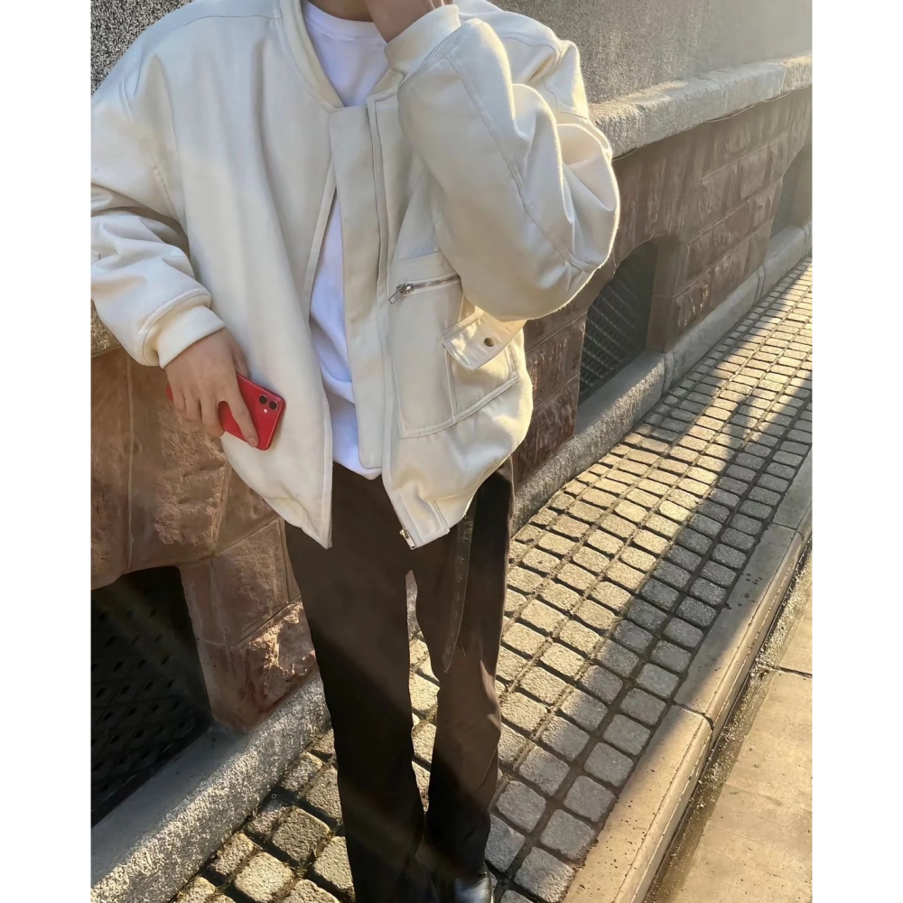 【季得運動】TheNorthFace棒球服 厚飛行員棒球服美式街頭復古外套*L-2XL。51220C-細節圖3