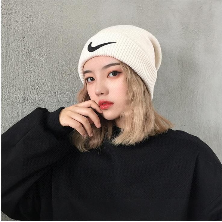 【季得運動】NIKE基本款 冷帽/毛帽 *黑 白 灰 紅。51214E-細節圖3