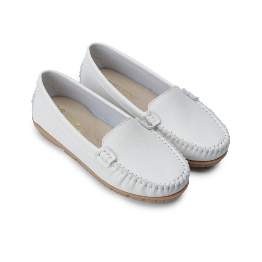 富發牌 🅵🆄🅵🅰 1DR30 舒適升級素面莫卡辛 女鞋 懶人鞋 【果凍羽購物】-細節圖8