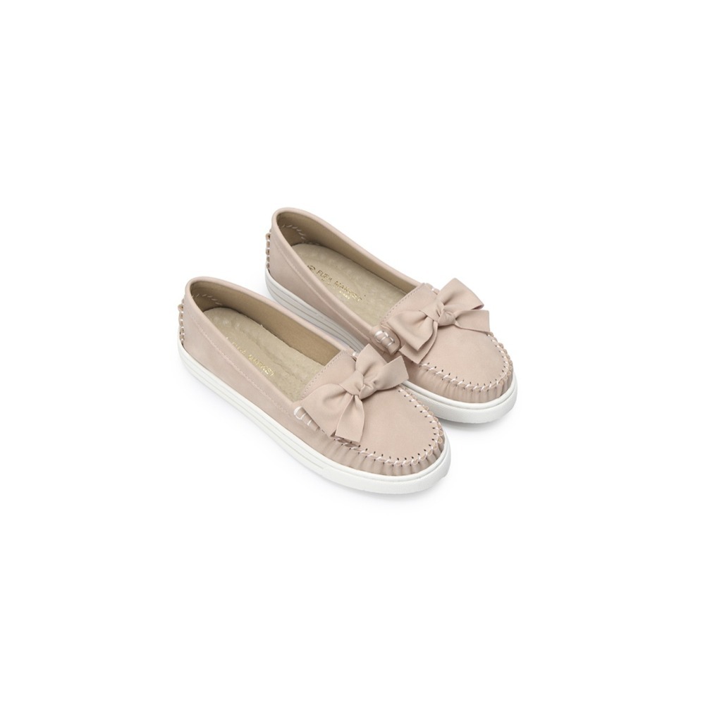 富發牌 🅵🆄🅵🅰 1BC56 甜美蝶結休閒鞋 莫卡辛 懶人鞋 女鞋 【果凍羽購物】-細節圖5