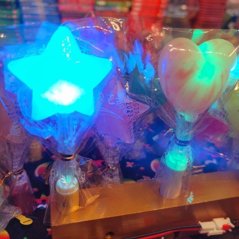 台灣 LED棒棒糖 閃亮棒棒糖 閃燈棒棒糖 LED閃亮棒棒糖 棒棒糖 聖誕樹 喜糖 三太子 太子爺 交換禮物 星星棒棒糖-細節圖2