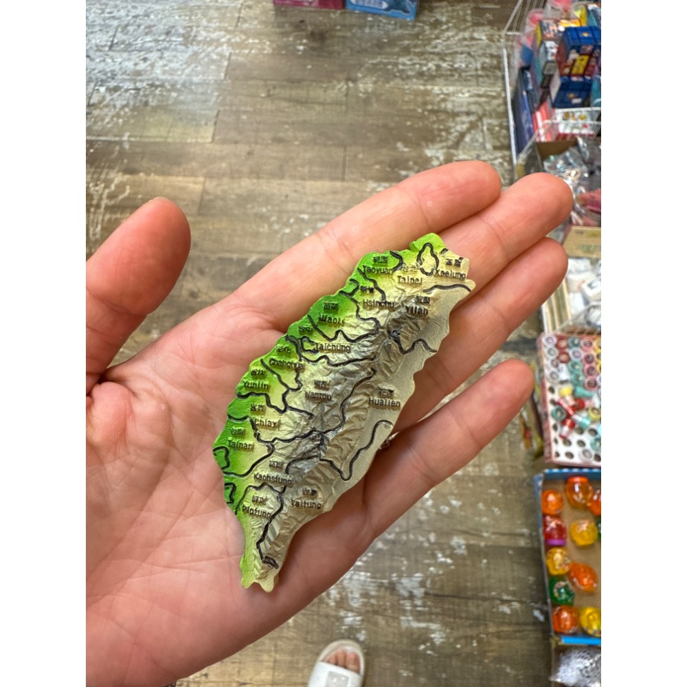 台灣地圖 台灣紀念品 台灣磁鐵 冰箱貼 磁鐵 吸鐵 交換禮物 造型磁鐵 立體磁鐵-規格圖8
