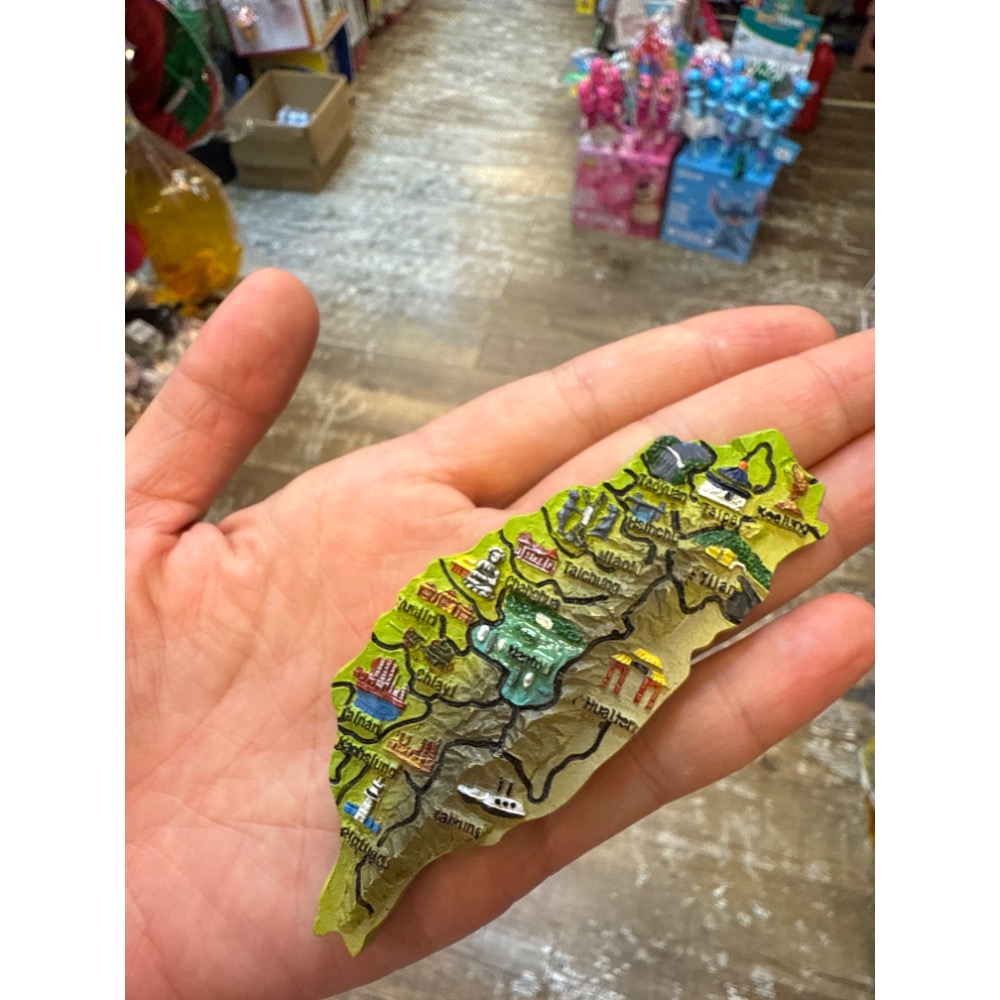 台灣地圖 台灣紀念品 台灣磁鐵 冰箱貼 磁鐵 吸鐵 交換禮物 造型磁鐵 立體磁鐵-規格圖8