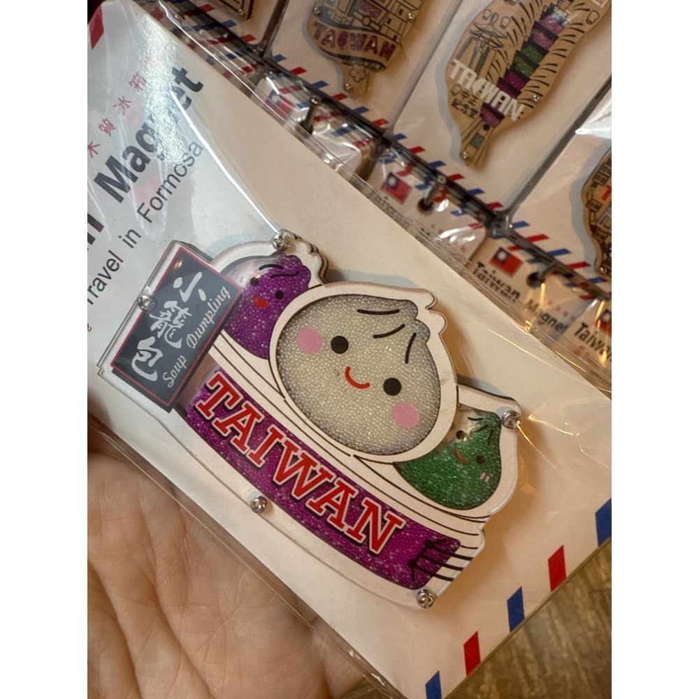 冰箱貼 磁鐵 吸鐵 台灣紀念品 交換禮物 珠珠流砂 木質冰箱貼 紀念品 台灣 景點紀念品-規格圖8