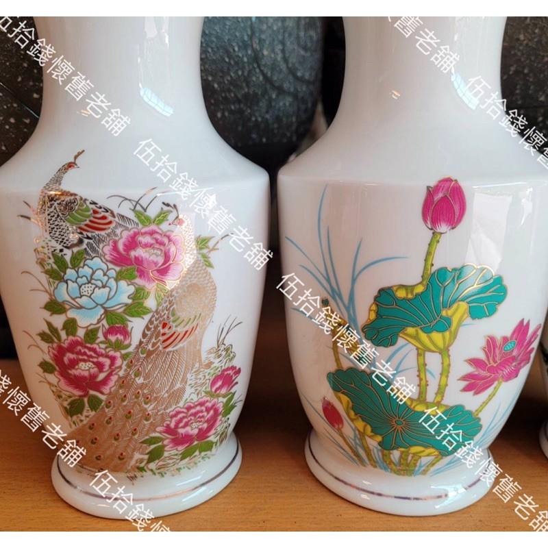 🤖️伍拾錢 鶯歌 陶瓷『大口/花瓶』白 (8英寸 10英寸 12英寸) 花瓶 花器 神桌 拜拜 宗教用品 藝品 插花-細節圖2