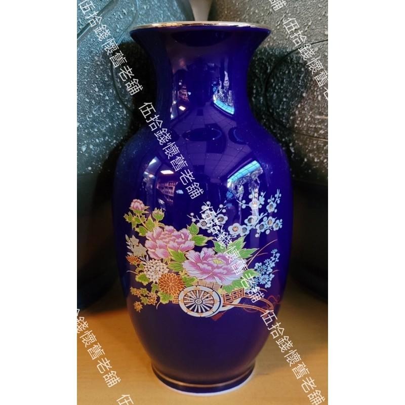 🤖️伍拾錢 鶯歌陶瓷『蓮子/花瓶』藍 (8英寸 10英寸 12英寸) 花瓶 花器 神桌 拜拜 宗教用品 藝品 插花-細節圖5