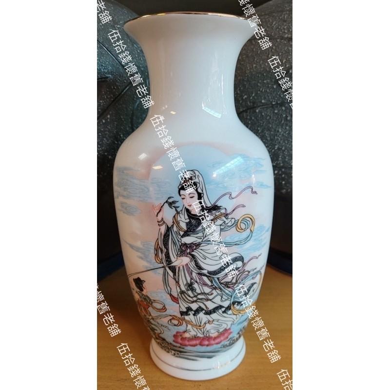 🤖️伍拾錢 鶯歌陶瓷『蓮子/花瓶』白 (8英寸 10英寸 12英寸) 花瓶 花器 神桌 拜拜 宗教用品 藝品 插花-細節圖3