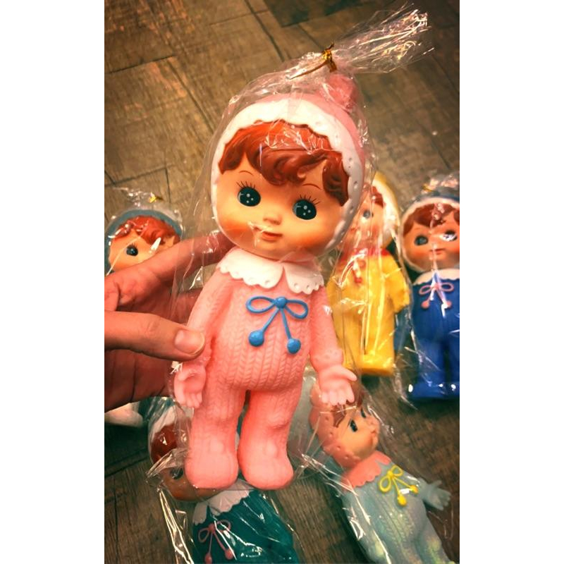 昭和娃娃 軟膠 網路限定價  Q比 企業娃娃 昭和  贈禮 復古 古早味-細節圖3