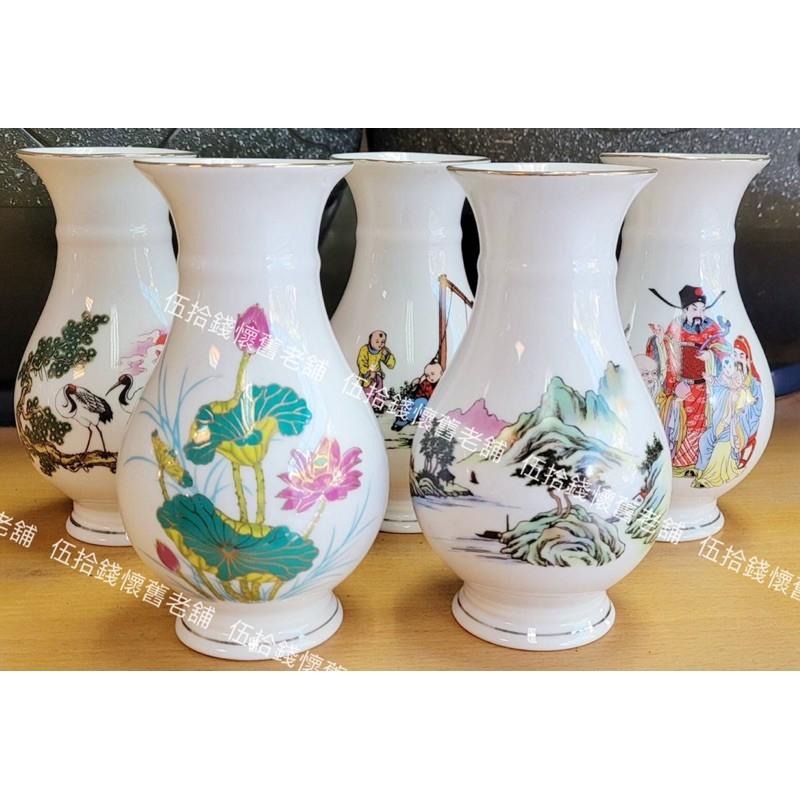 🤖️伍拾錢 鶯歌陶瓷『如意/花瓶』白 (6英寸 ）花瓶 花器 神桌 拜拜 宗教用品 藝品 插花 一對兩支價-細節圖2