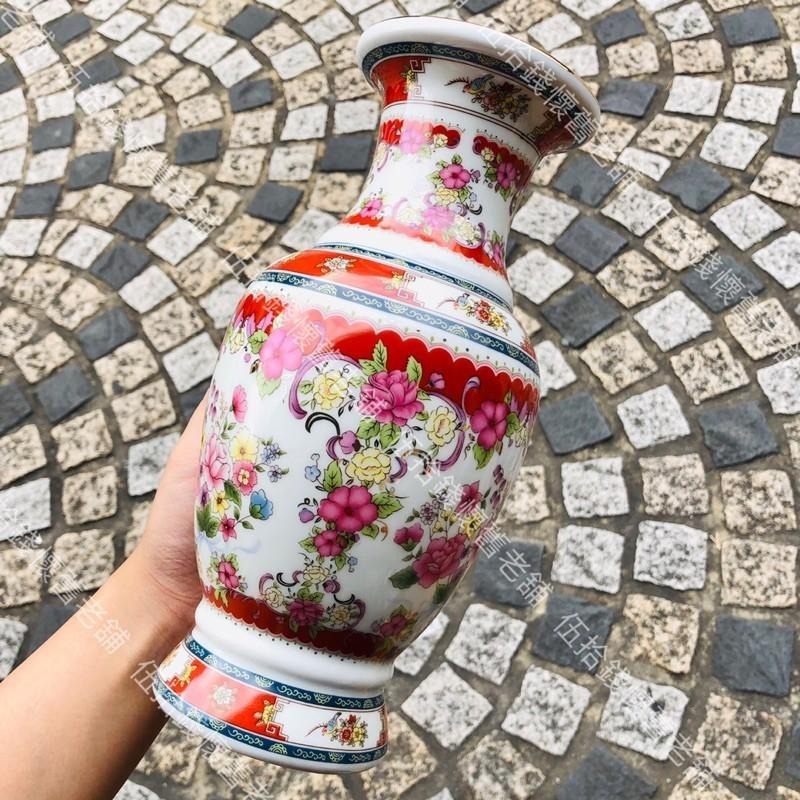 🤖️伍拾錢  鶯歌陶瓷『魚尾古典花』 (8英寸 10英寸 12英寸)  花瓶 花器 神桌 拜拜 宗教用品 藝品-細節圖3