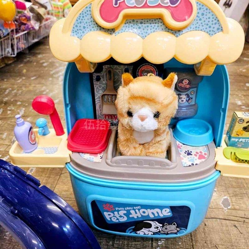 寵物拉桿箱 狗娃娃 貓娃娃 寵物貓推箱 寵物狗推車 家家酒 娃娃推車 娃娃行李箱 玩具-細節圖4