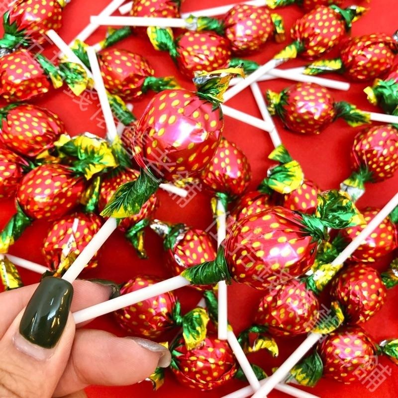 🍭草莓棒棒糖🍓 限時特價  一支3元❗️ 古早味棒棒糖  零嘴零食  雜貨店必買  草莓口味  經典零食-細節圖2