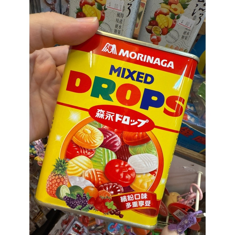 🍉森永水果糖 螢火蟲之墓 鐵盒糖 多樂福 鐵盒 鐵罐 水果口味 台灣特別款 日本森永商標授權 童年 回憶 雜貨店-規格圖7