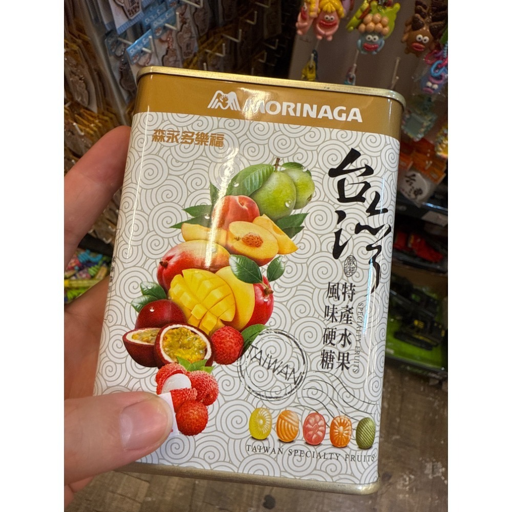 🍉森永水果糖 螢火蟲之墓 鐵盒糖 多樂福 鐵盒 鐵罐 水果口味 台灣特別款 日本森永商標授權 童年 回憶 雜貨店-規格圖7