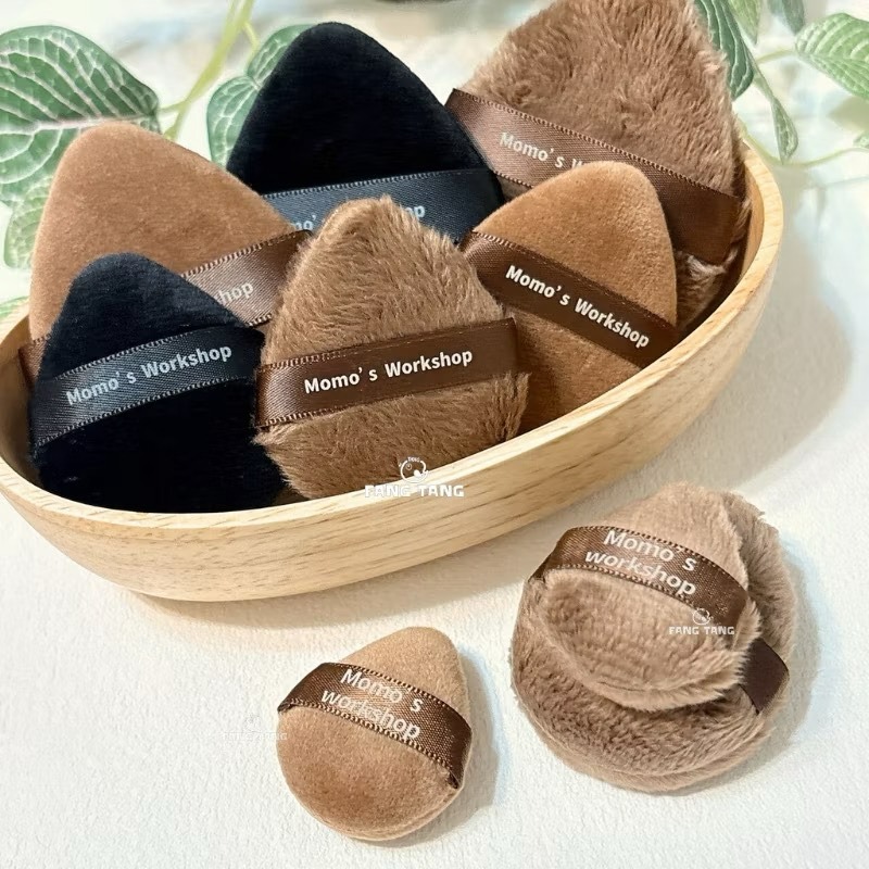 毛吉吉 尖尖短絨蜜粉撲 Fluffy蜜粉粉撲｜蜜粉撲 Fluffy 粉餅粉撲 長絨毛粉撲 蜜粉粉撲 散粉撲 毛吉吉粉撲-細節圖2