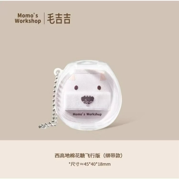 毛吉吉 動物飛行版迷你棉花糖粉撲 手指粉撲 棉花糖粉撲 短絨毛蜜粉粉撲 mini化妝粉撲 卡皮巴拉 小巧隨身撲推薦-規格圖11