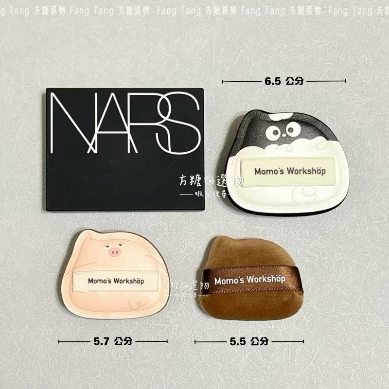 毛吉吉 單耳系列粉撲｜小號棉花糖粉撲 paopaomi粉撲 坨坨粉撲 困困豬 蜜粉撲 粉餅粉撲 濕用棉花糖粉撲-細節圖6