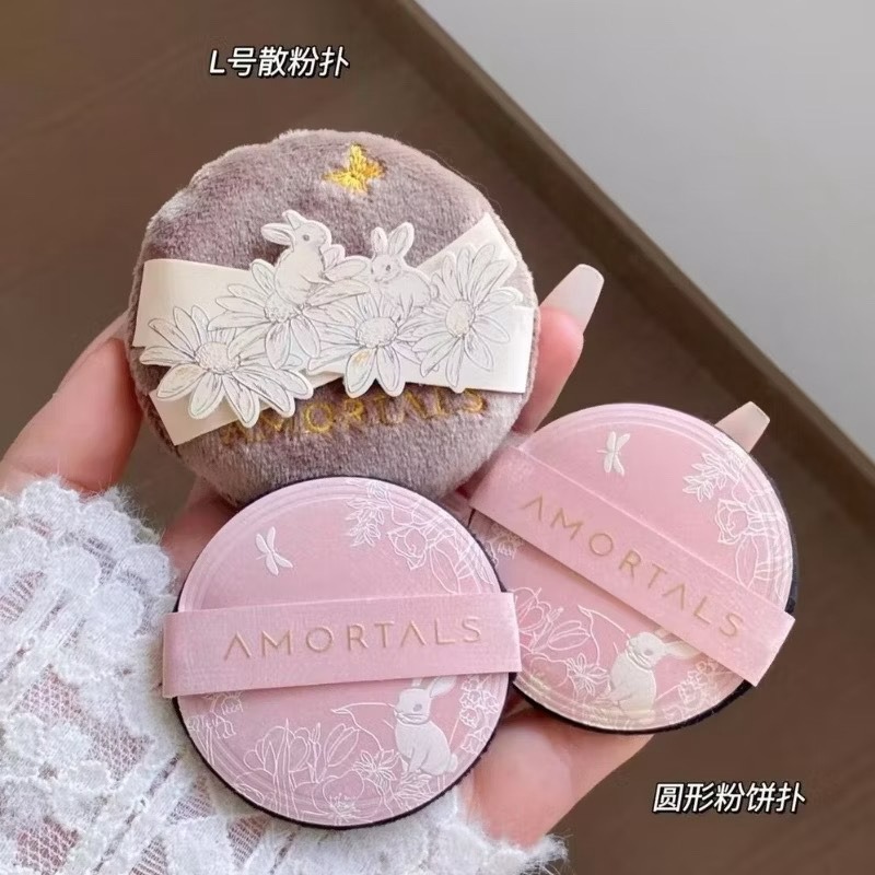 爾木萄 手心的花園系列粉撲｜水滴棉花糖粉撲 六角形底妝粉撲 梨形濕用粉撲 兔子定妝蜜粉撲 迷你粉撲 爾木萄粉撲-細節圖7