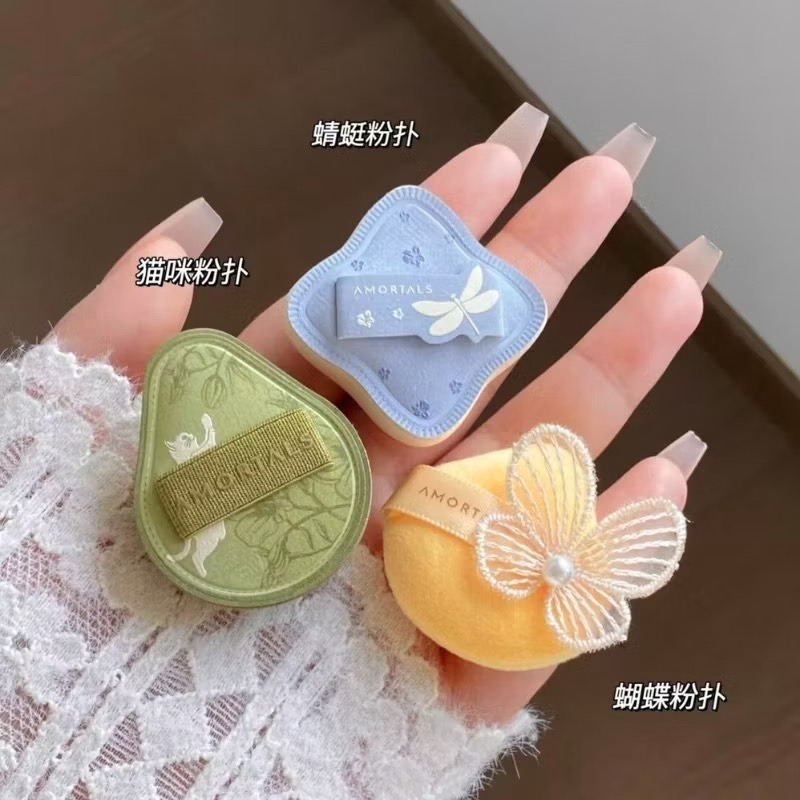 爾木萄 手心的花園系列粉撲｜水滴棉花糖粉撲 六角形底妝粉撲 梨形濕用粉撲 兔子定妝蜜粉撲 迷你粉撲 爾木萄粉撲-規格圖9