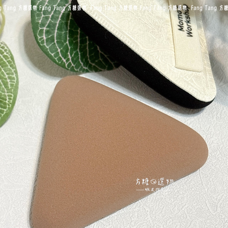 毛吉吉 濕用三角paopaomi粉撲｜泡泡米粉撲 濕用棉花糖粉撲 泡水大粉撲 毛吉吉粉撲 玫瑰粉撲 氣墊粉撲-細節圖3