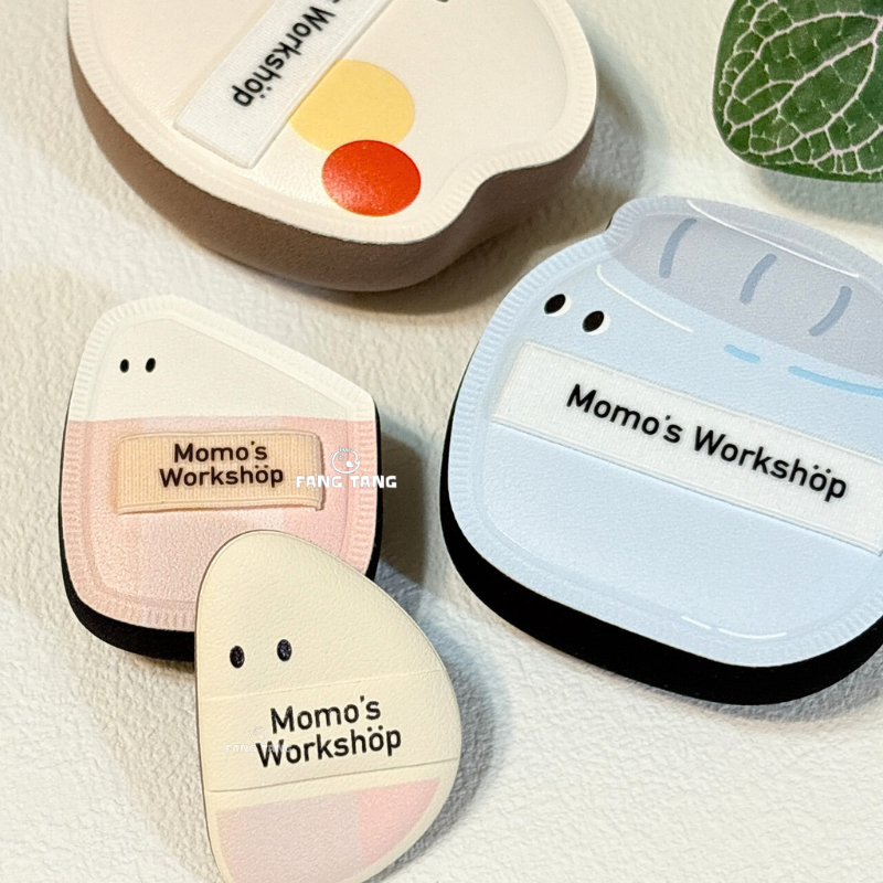 毛吉吉 文具系列粉撲 棉花糖粉撲 濕用paopaomi粉撲 小拖鞋 迷你粉撲 乾用粉撲｜上上鉛 擦擦樂 翻翻盤-細節圖7
