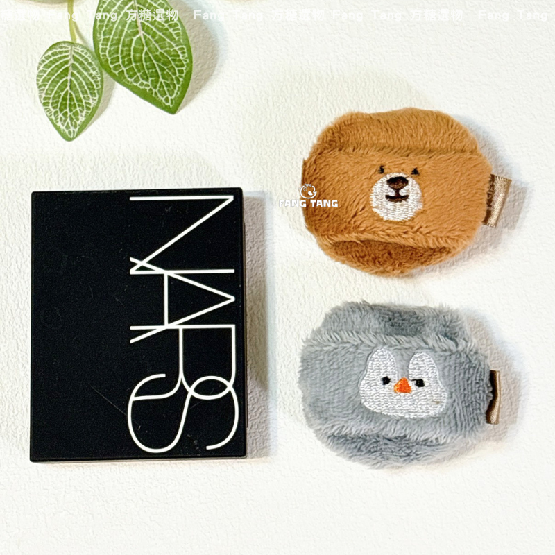 愛物極物 小號長絨蜜粉撲｜小企鵝 小棕熊｜加厚蜜粉撲 刺繡蜜粉粉撲 粉餅粉撲 長絨毛粉撲 定妝粉撲-細節圖3