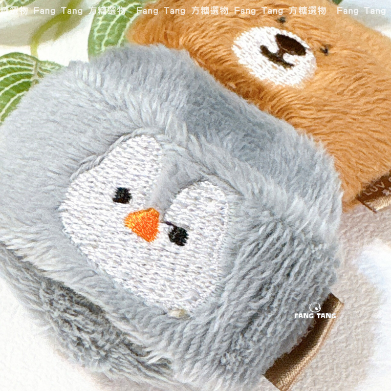 愛物極物 小號長絨蜜粉撲｜小企鵝 小棕熊｜加厚蜜粉撲 刺繡蜜粉粉撲 粉餅粉撲 長絨毛粉撲 定妝粉撲-細節圖6